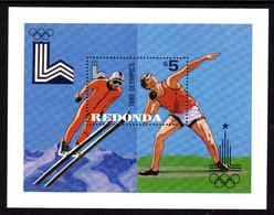 REDONDA - 1980 WINTER & SUMMER OLYMPICS MS FINE MNH ** SG UNLISTED - Barbuda (...-1981)