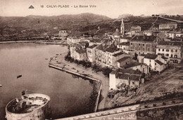 Delcampe - HAUTE CORSE,CALVI,BALAGNE,VILLE DE RESISTANT ANTI FASCISTE,PENDANT LA GUERRE - Calvi