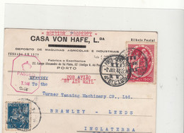 Portugal / Airmail Postcards / G.B. Censorship - Unclassified