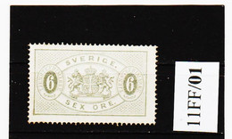 11FF/01 SCHWEDEN 1874 Michl 4A  DIENST Geprüft Georg Bühler ** Postfrisch ZÄHNUNG SIEHE ABBILDUNG - Unused Stamps