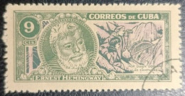 CUBA 1963  Ernest Hemingway 9 Cts. Used. - Oblitérés