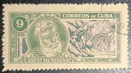 CUBA 1963 Ernest Hemingway 9 Cts. Used. - Used Stamps