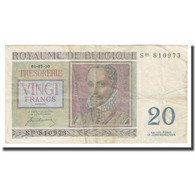 Billet, Belgique, 20 Francs, 1950, 1950-07-01, KM:132a, TTB - 20 Francos