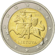 Lithuania, 2 Euro, 2015, SPL, Bi-Metallic - Lettonie