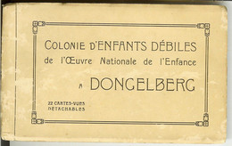 Carnet De DONGELBERG ( Jodoigne ) " Colonie D'enfants Débiles "  Complet - Jodoigne
