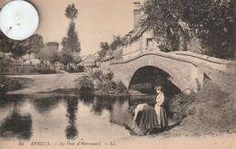 27 - Très Belle Carte Postale Ancienne De  EVREUX     Le Pont D'Harrouard - Evreux