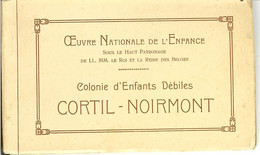 Carnet De CORTIL-NOIRMONT ( Chastre ) " Colonie D'enfants Débiles " 20pc - Chastre