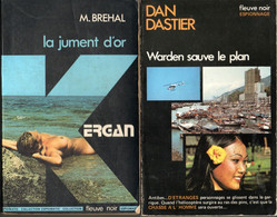 2 Romans Espionnage * Warden Sauve Le Plan ( 1978 ) & La Jument D'or Ergan  De 1975 - Fleuve Noir