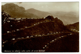 Ref 1537 - Real Photo Postcard - Truck Convoy On Uolchefit Pass - Eritrea Ex Italy Colony - Erythrée