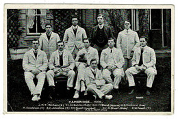 Ref 1537 - 1906 Postcard - Cambridge University Rowing Team - Sport Theme - Scarce Card - Roeisport