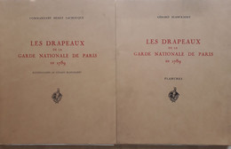 LES DRAPEAUX GARDE NATIONALE DE PARIS EN 1789 PAR H. LACHOUQUE ET G. BLANCKAERT - Banderas