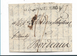 DK-V015 / DÄNEMARK - Copenhagen 1810,mit Seltenem Transitstempel Von DAN.pr. Hamburg 4 - ...-1851 Prefilatelia