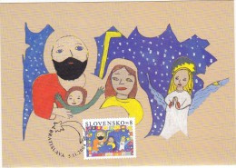 Carte Maximum  2004 Noel Christmas Navidad Dessin D’enfant - FDC