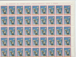 REPUBBLCA:  1967  FLORA  -  S. CPL. 2  VAL. N  -  FGL. 50  -  SASS. 1061/62 - Full Sheets