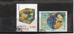 MONACO    2006  Y.T. N° 2542  2543  Oblitéré - Gebraucht