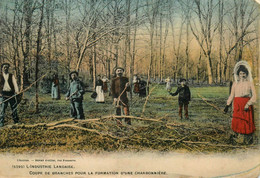 L'industrie Landaise N°5292 * Coupe De Branches Pour La Formation D'une Charbonnière * Métier Bois Charbonniers - Andere & Zonder Classificatie