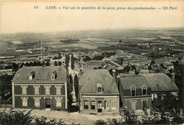 Laon * Vue Sur Le Quartier De La Gare , Prise Des Promenades - Laon