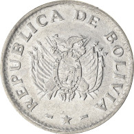 Monnaie, Bolivie, 10 Centavos, 1987, TTB+, Acier Inoxydable, KM:202 - Bolivie