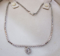 Collana Strass   Lunghezza Chiusa 19 Cm    Bigiotteria Vintage - Necklaces/Chains