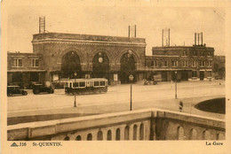 St Quentin * La Gare * Ligne Chemin De Fer * Tram Tramway - Saint Quentin