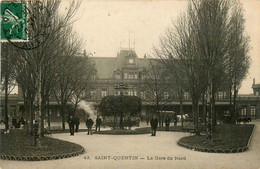St Quentin * La Gare Du Nord * Ligne Chemin De Fer - Saint Quentin