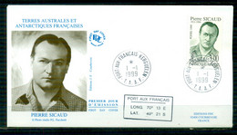FDC-Carte Maximum Card # TAAF-FSAT 1999 (N°Yv. 238 )Pierre Sicaud-administrateur Colonial-Kerguelen - FDC