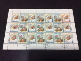 2006 Feuillet YT 447 Oblitéré De 9 Timbres Noël Christmas - Blocs-feuillets