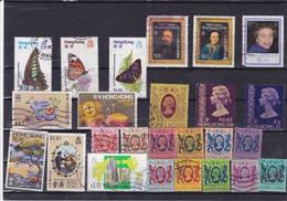 HONG KONG : Y&T : Lot De 25 Timbres Oblitérés - Collections, Lots & Séries