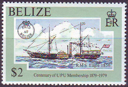 BELIZE - SHIPS  Raddampfer „Eagle“  UPU - **MNH - 1979 - Barche