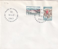 L-Luxembourg 1967 -  "Traité De Londres 1867" (7.170) - Lettres & Documents