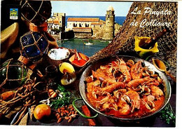 Collioure  La Pinyata ( Recette De La Délicieuse Spécialité Des Pêcheurs Au Dos ; Expédiée De St Cyprien En 1974 - Recettes (cuisine)