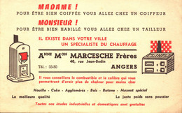 Buvard Marcesche Frères Rue Bodin Angers , Spécialiste Du Chauffage - Brandstoffen