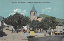 05-VEYNES- PLACE DE LA RÉPUBLIQUE ET HÔTEL DE VILLE - Sonstige & Ohne Zuordnung