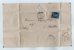 TB 3204 - 1822 - LAC - Lettre De Mr DUJOL Boulanger à BRIVES Pour Mr ROQUE Fils à SOUILLAC ( Lot ) - 1849-1876: Période Classique