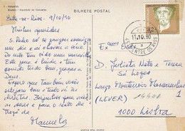 Portugal & Marcofilia, Penafiel, Bustelo, Convent Aqueduct, Entre-os-Rios A Lisboa 1990 (7) - Covers & Documents