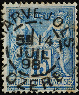 -Sage N°101. Type II  Ob  ( CAD ) MARVEJOLS 1898. - 1876-1898 Sage (Tipo II)