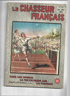 Revue Le Chasseur Français ** Tennis Double Mixte **pub Poste De Radio/   Manufrance  ** Au Dos - Jagen En Vissen