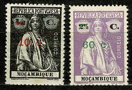 Moçambique, 1921/2, # 234, 236, MNG - Mosambik