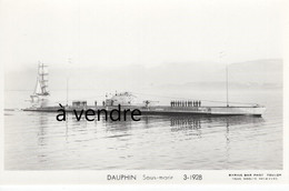 Delcampe - DAUPHIN, Sous-marin, 3-1928 - Unterseeboote