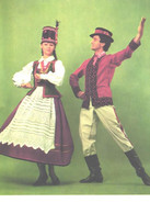 Poland:National Costume, Zespol Region, Song And Dance Mazowsze - Europe