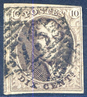 Belgique COB N°10 - Oblitérés - (F2069) - 1858-1862 Medaglioni (9/12)