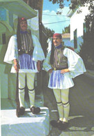 Greece:Euzonen, Soldaten, National Costumes - Europe