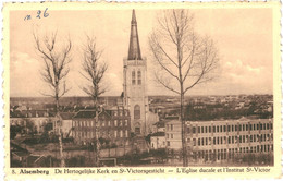 CPA Carte Postale Belgique Alsemberg  Institut Saint Victor Et L'église  VM46704ok - Beersel