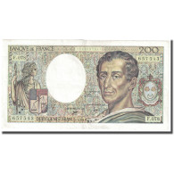 France, 200 Francs, Montesquieu, 1990, SUP, Fayette:70.10a, KM:155d - 200 F 1981-1994 ''Montesquieu''