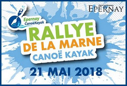 ▲►119 - AUTOCOLLANT ◄▲ EPERNAY RALLYE DE LA MARNE CANOE KAYAK 2018 - Autocollants
