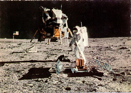 CP - Homme Sur La Lune , Mensen Op De Maan - Edwin Aldrin - 21/7/1969 - Sonstige & Ohne Zuordnung