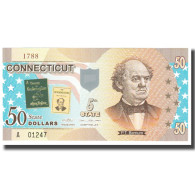 Billet, États-Unis, 50 Dollars, CONNECTICUT, NEUF - Da Identificare