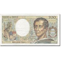 France, 200 Francs, Montesquieu, 1987, TTB, Fayette:70.07, KM:155b - 200 F 1981-1994 ''Montesquieu''