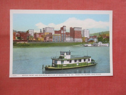 Water Front & Business Section.   Wheeling  West Virginia > Wheeling     Ref 5530 - Wheeling