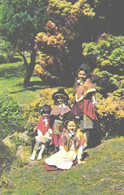 United Kingdom:Welsh Girls In Welsh National Costume - Europe